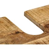 vidaXL Set namještaja za kupaonicu 4 pcs Smeđa Čvrsto drvo manga | shoptok.hr