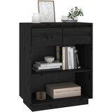 Konzolni ormarić crni 60 x 34 x 75 cm od masivne borovine | shoptok.hr