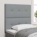  LED glava kreveta s LED trakama Svijetlo siva 80 cm tkanina | shoptok.hr