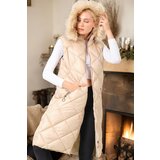 Dewberry Z6717 WOMEN'S VEST-CREAM-2 Cijene