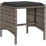  4-dijelni set vrtnih sofa od poliratana s jastucima sivi | shoptok.hr