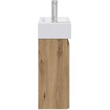  Jedinstveni ormar za kupaonicu s umivaonikom Hrast artisan | shoptok.hr