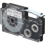  Kompatibilna traka za Casio XR - 9X – 9mm x 8m - Crna Tisak / Transparentna podloga KP36494 | Shoptok.si