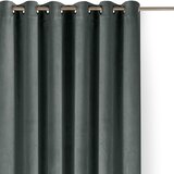 Filumi Temno siva žametna zavesa za delno zatemnitev 530x270 cm Velto – Cene