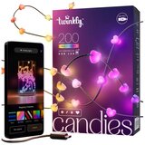 TWINKLY TWKH200RGB-G - LED RGB prigušiva girlanda 200xLED 14 m USB Wi-Fi Cene