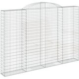  Lučne gabionske košare 4 kom 300x30x200/220cm pocinčano željezo | shoptok.hr