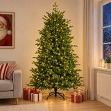  Umjetno božićno drvce s nogom 120 cm 150 LED lampica | shoptok.hr