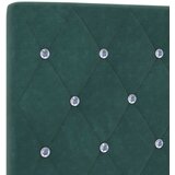  Boxspring krevet s madracem Tamnozelena 120 x 190 cm Baršun | shoptok.hr