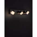 Nova Luce Mat črna aluminijasta LED stenska svetilka Teko – | Shoptok.si