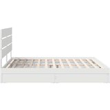  Krevet s od storage Bijelo 180 x 200 cm Konstruirano drvo | shoptok.hr