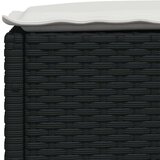 vidaXL 6-dijelni set vrtnih sofa s jastucima crni od poliratana | shoptok.hr