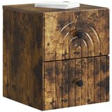  Stenski nočni omarici Dimljen hrast 33 x 34,5 x 40 cm, (5000209947) | Shoptok.si