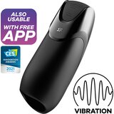 Satisfyer Men Vibration+ Connect App Black Cene