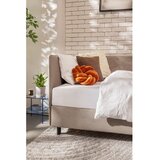 Bonami Selection Sivorjava oblazinjena postelja s prostorom za shranjevanje z vzmetnico 90x200 cm Avela – | Shoptok.si