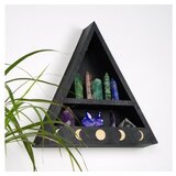 Hanah home Cry001-S Black Wall Shelf | ePonuda.com
