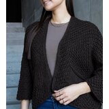 Gemre Brown Nira Wrap Cardigan | shoptok.hr