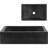 vidaXL Umivaonik 45 x 30 x 12 cm mramorni crni Cijene