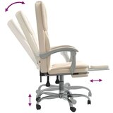  Uredski naslonjač od umjetne kože krem | shoptok.hr