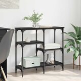  Konzolna stolica Crni hrast 80 x 29 x 75 cm Konstruirano drvo | shoptok.hr