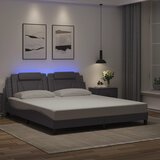  Okvir kreveta Viana s LED-om bez madraca sivi 180 x 200 cm | Eponuda.ba