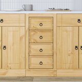  Cabinet s ladicama Med 40 x 46 x 81 5 cm Čvrsto borovo drvo | shoptok.hr