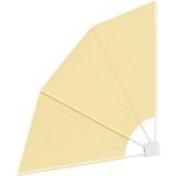 vidaXL Zaslon za zasebnost na balkonu Peščena 115 x 115 cm blago | Shoptok.si