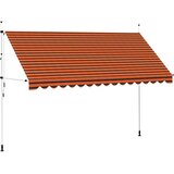 Tenda na ručno uvlačenje 400 cm narančasto-smeđa | shoptok.hr