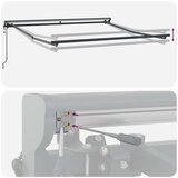  Okvir tende Zelena i bijela 300 x 250 cm | shoptok.hr
