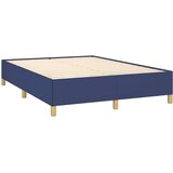  Okvir za krevet bez madraca plavi 140 x 200 cm od tkanine | shoptok.hr