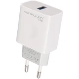 Kućni punjač C69A+DC05 QC 15W/ USB na iPhone lightning beli 1m