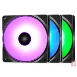 DeepCool RF120 - 3 in 1, 120mm, RGB, 1500rpm, 17.8-27dB, 4-Pin (DP-FRGB-RF120-3C) kuler