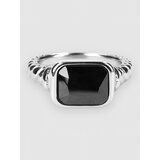 Blue Tomato Braided Gem Ring Jewellery silver stainless steel | shoptok.hr