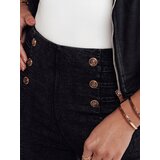 DStreet Spodnie damskie LUXTILIO wysoki stan czarne | Shoptok.si