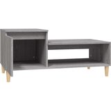  Stolić za kavu boja sivog hrasta 100x50x45 cm konstruirano drvo | shoptok.hr
