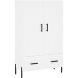 Maison Chic Visoka omara - Komoda - Predalnik bela 69,5x31x115 inženirski les, (21716650) Cene