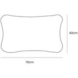 MeowBaby Ljuljačka od bijelog/sivog borovog drva 39x75x38 cm Montessori - | shoptok.hr