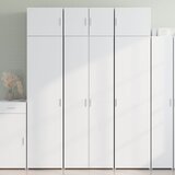vidaXL Ormarić za pohranu bijeli 70 x 42,5 x 225 cm konstruirano drvo Cijene