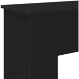  Okvir kamina crni hrast 90x30x90 cm izrađeno drvo | Eponuda.ba