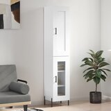 The Living Store Visoka omara bela 34,5x34x180 cm inženirski les - Visoka Omarica, (21435801) Cene