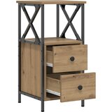  Noćni ormarići 2 kom Artisan hrast 34x35,5x70 cm izrađeno drvo | shoptok.hr