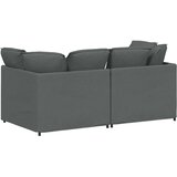  Modularna sofa s jastucima, tkanina, tamno siva | Shoptok.si