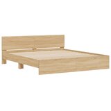  Okvir za krevet s uzglavljem i LED boja hrasta sonome 200x200cm | Eponuda.ba