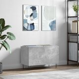 vidaXL Omarica za gramofonske plošče betonsko siva 74,5x38x48 cm les | Shoptok.si