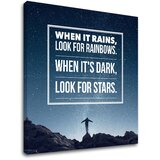  Motivaciona slika na platnu when it rains (moderne slike sa) Cene