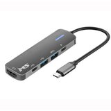 Ms CABLE USB HUB C110, HDMI1.4+USB3.0+USB2.0+TYPE C 2.0+PD | shoptok.hr