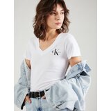 Calvin Klein Jeans Majica črna / off-bela | Shoptok.si