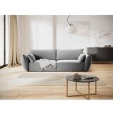 Mazzini Sofas Svetlo siva žametna sedežna garnitura 208 cm Vanda – | Shoptok.si