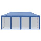 vidaXL zložljiv vrtni šotor s stranicami moder 3x6 m | Shoptok.si
