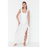 Trendyol Ecru Viscose Flywheel Beach Skirt | Shoptok.si
