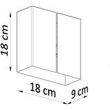  Stenska svetilka LINEA, (21347407) | Shoptok.si